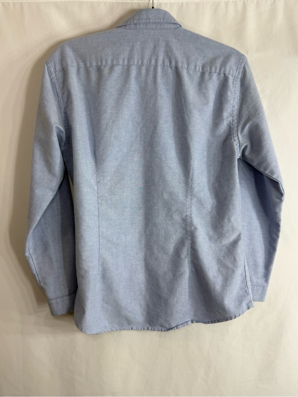 Parker Women’s Light Blue Oxford Cotton Blend Button Down Shirt, Size S - Picture 6 of 6